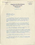 Letters from Tom King and Joe D. Newton
