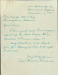 Letter from Eleanor Ninneman