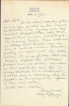 Letter from Henry R. Howze