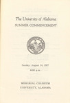 1977 Commencement Program, Summer