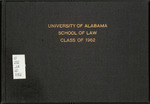 1962 Juris Doctorate Candidates of the School of Law by University of Alabama School of Law
