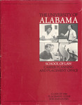 1984 Juris Doctorate Candidates of the School of Law by University of Alabama School of Law
