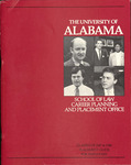 1987-1988 Juris Doctorate Candidates of the School of Law by University of Alabama School of Law