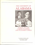 1989-1990 Juris Doctorate Candidates of the School of Law by University of Alabama School of Law