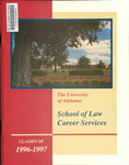 1996-1997 Juris Doctorate Candidates of the School of Law by University of Alabama School of Law