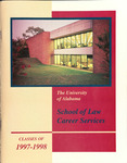 1997-1998 Juris Doctorate Candidates of the School of Law by University of Alabama School of Law